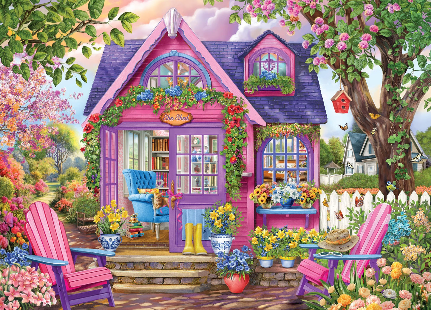 Ceaco - She Shed - 500 Large Piece Jigsaw Puzzle for Adults