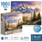 Prime Time Puzzles Adult Jigsaw Puzzle Foggy Mountain 1000 Piece