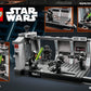 LEGO Star Wars Dark Trooper Attack Set, Mandalorian Building Toy 75324, with Revolving Elevator, Luke Skywalker Minifigure and Lightsaber, Pretend