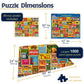 White Mountain 1000 Piece Jigsaw Puzzle Country Sayings, Southern Charm