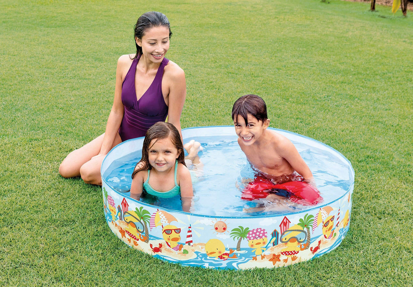 Intex 58477EP 4ft X 10in Animal Adventure Snapset Kiddie Pool