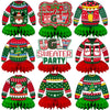 CUUSNNY 9 Pcs Ugly Sweater Party Decorations Honeycomb Centerpiece