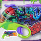 Nerf Teenage Mutant Ninja Turtles Blaster, 10 Elite Darts, Toy Foam Blasters, Ages 8 and Up