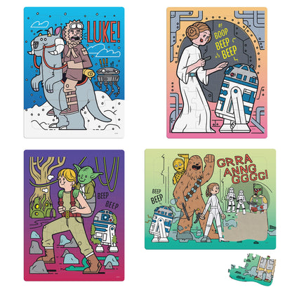 Buffalo Games - Star Wars™ - 4 Pack, 12-48 Piece Puzzles for Kids Ages 4+