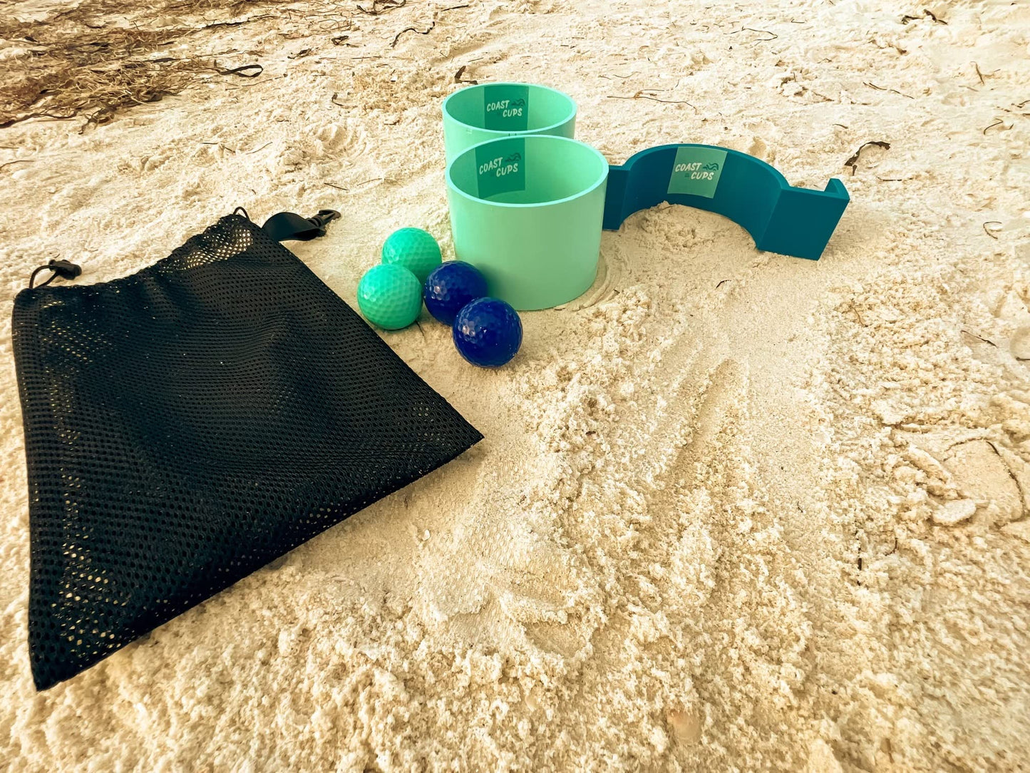Coast Cups Outdoor Toss Game/Portable Waterproof Beach Game for Outdoor Recreation