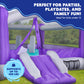 Sunny & Fun Inflatable Bounce House with Slide & Bouncy Posts
