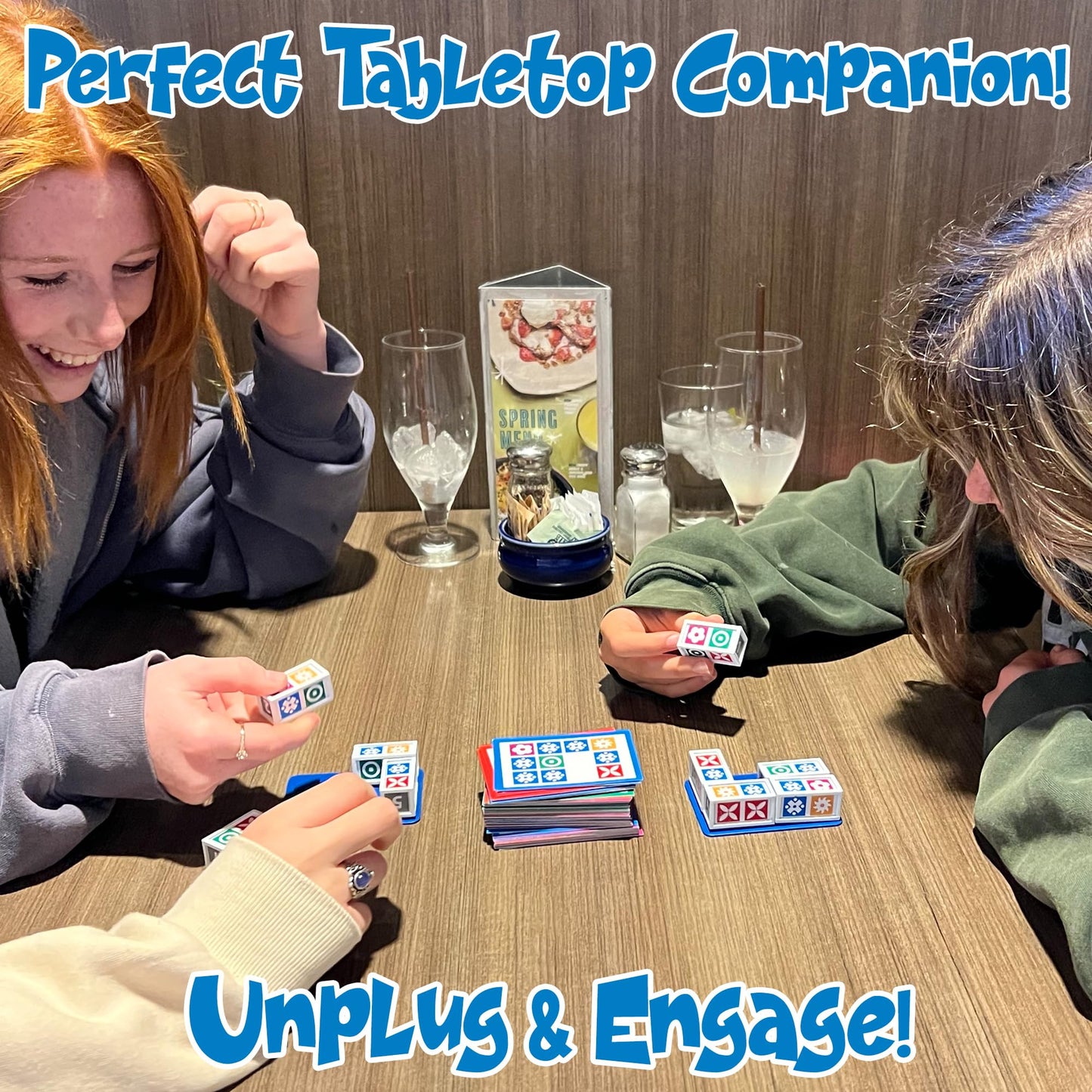 Funwares Match Frenzy: Portable Pattern Matching Puzzle Game, Family Mini Board Games, Perfect for Travel & Home Play, Road Trip Activities for Kids