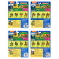 Teenage Mutant Ninja Turtles: Classic 4" Turtles 4-Pack Figure Bundle by Playmates Toys