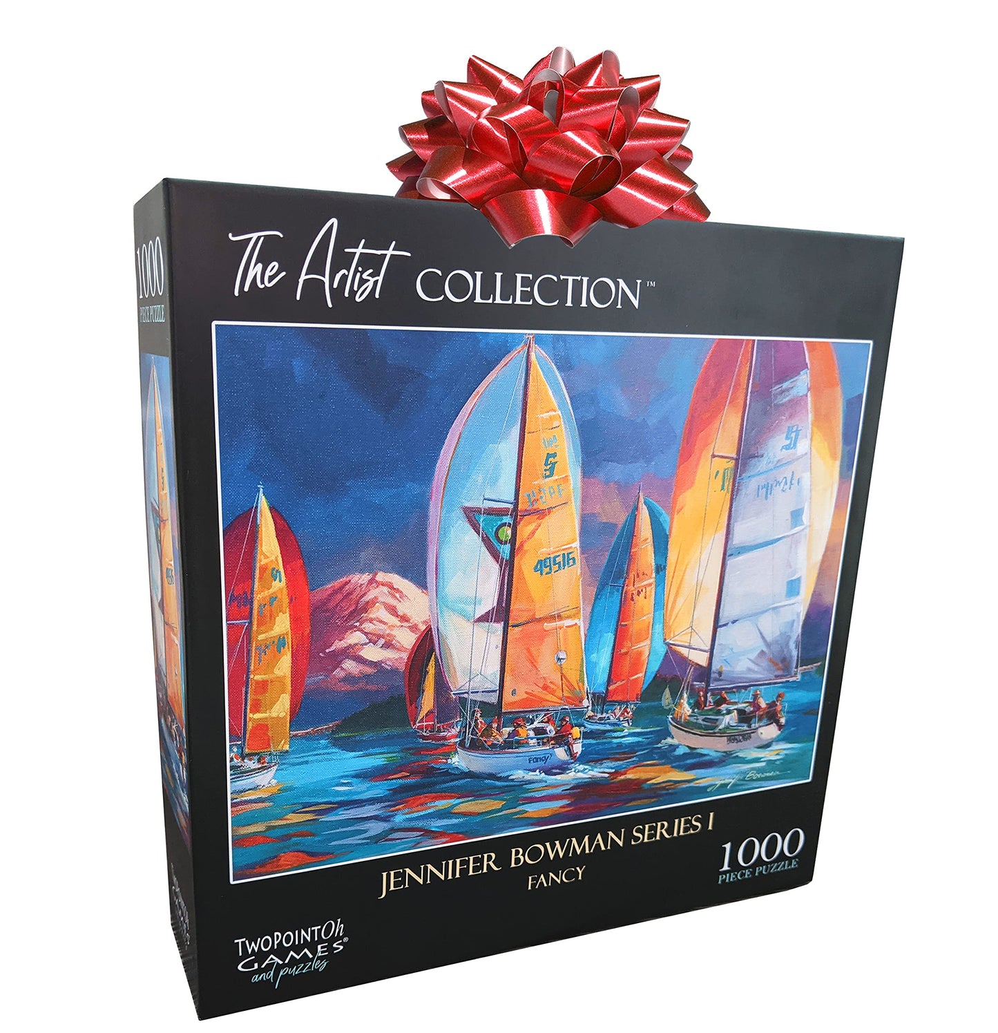Nearly Impossible 1000 Piece Difficult Jigsaw Puzzle Featuring Licensed Sailboat Artwork Fancy - Hardest Challenging Puzzles for Adults, Teens