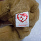 Ty Beanie Baby Shortstop Bear Baseball Sports Teddy w Ball
