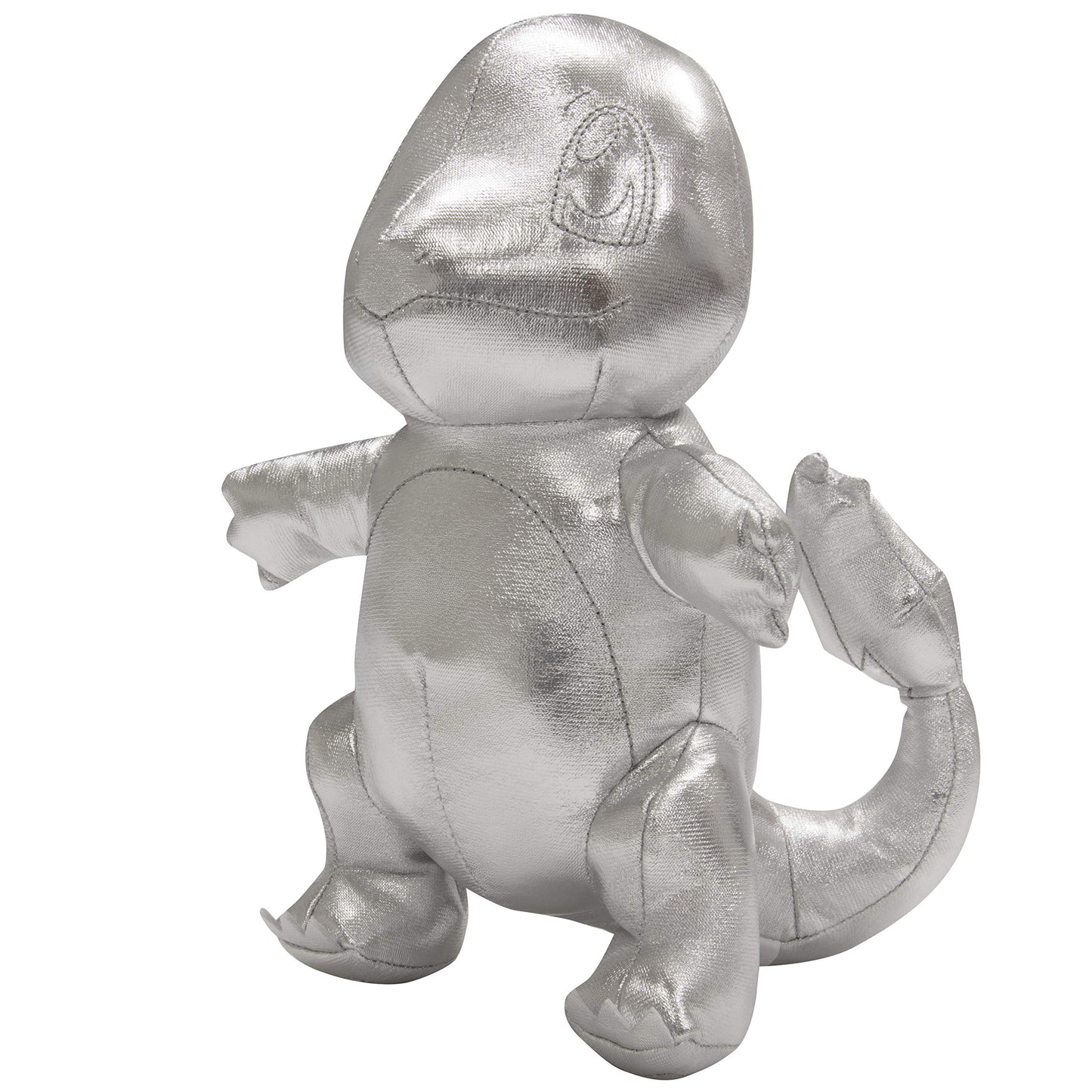 Pokemon 25th Celebration 8" Silver Starter Plushes, 3-Pack Toys - Charmander, Squirtle & Bulbasaur G1 Starters - Set of 3 - Limited Edition