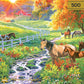 Buffalo Games - September Pasture Horses - 500 Piece Jigsaw Puzzle