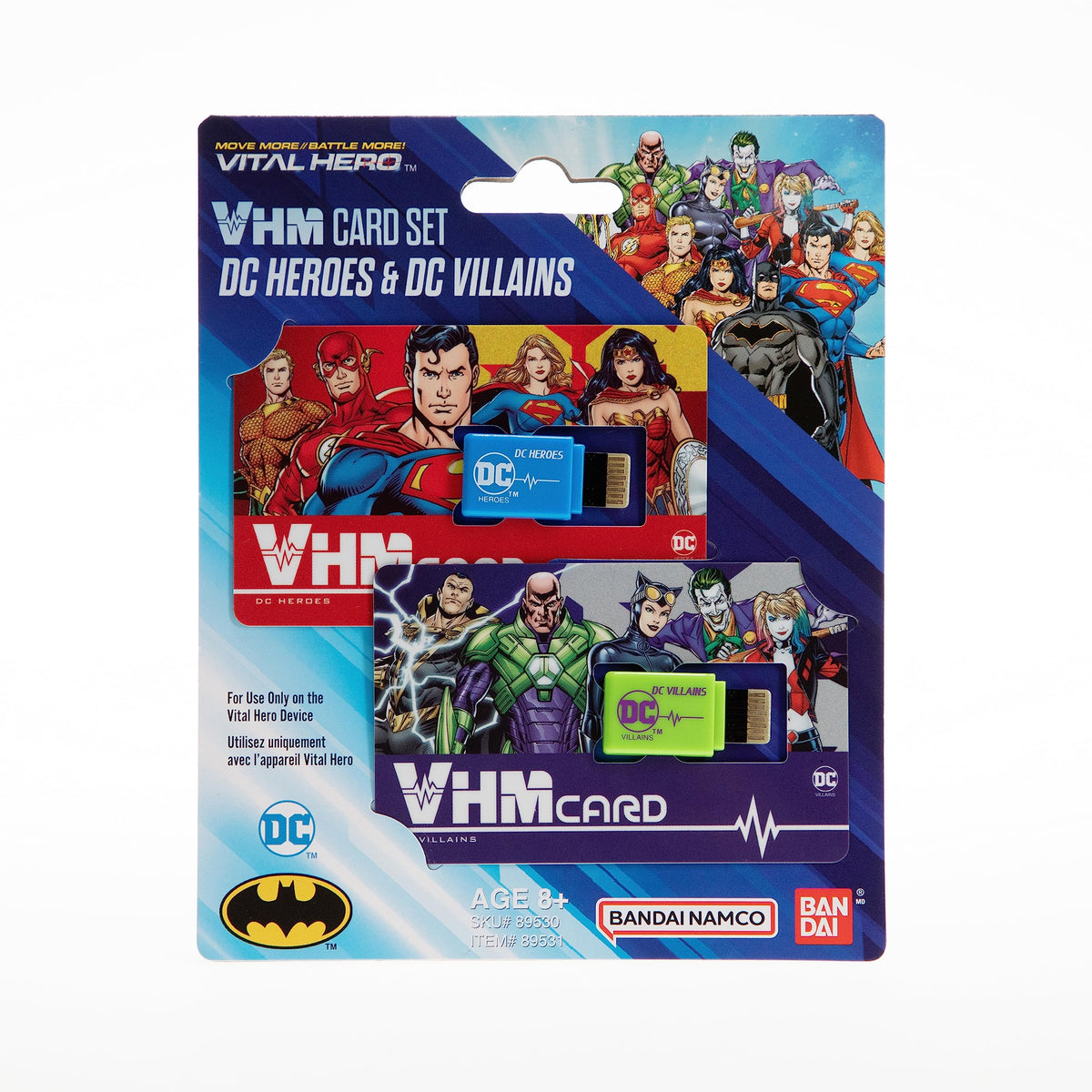 BANDAI DC Memory Card Pack - Collectible Card Pack - Superhero Theme