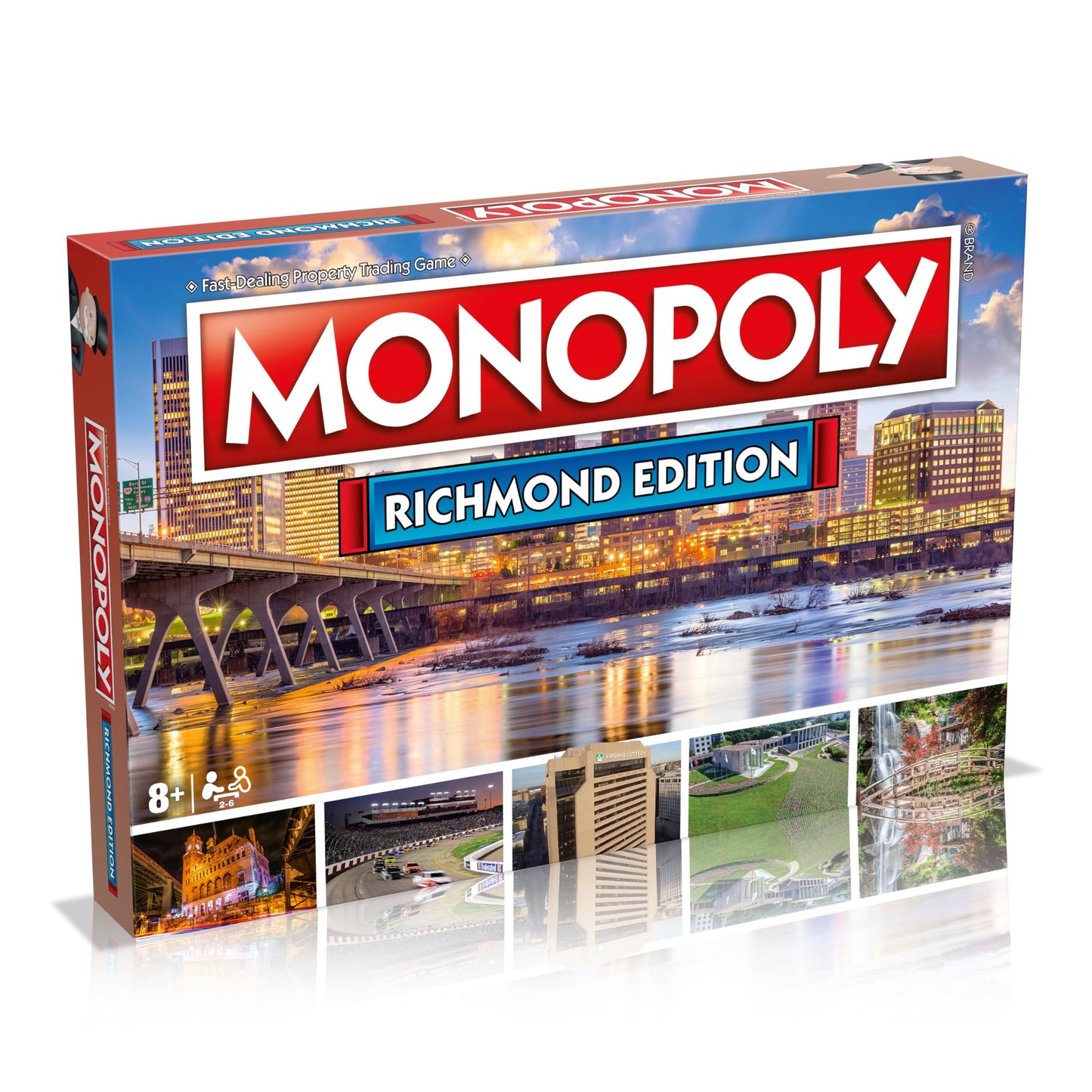 Monopoly Board Game Richmond Edition: 2-6 Players Family Board Games for Kids and Adults, Board Games for Kids 8 and up, for Kids and Adults, Ideal