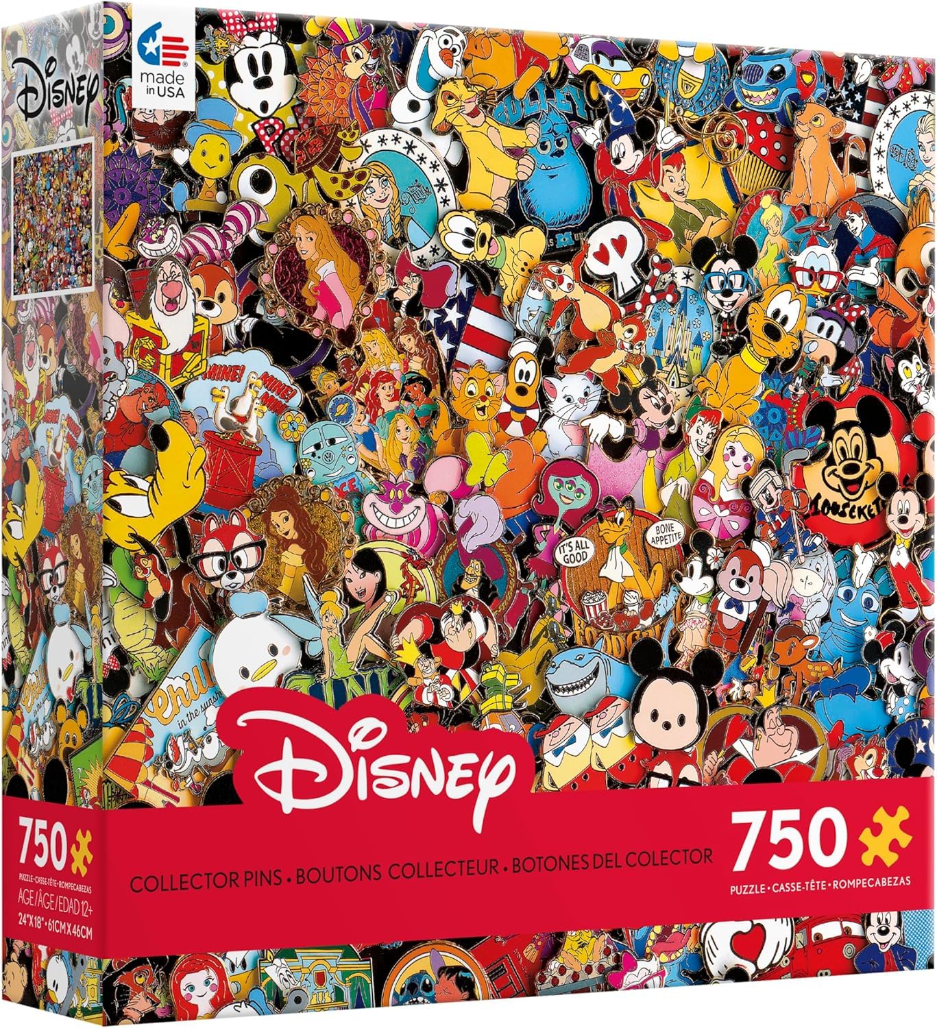 Ceaco - Disney - Photo Magic Pins - 750 Piece Jigsaw Puzzle