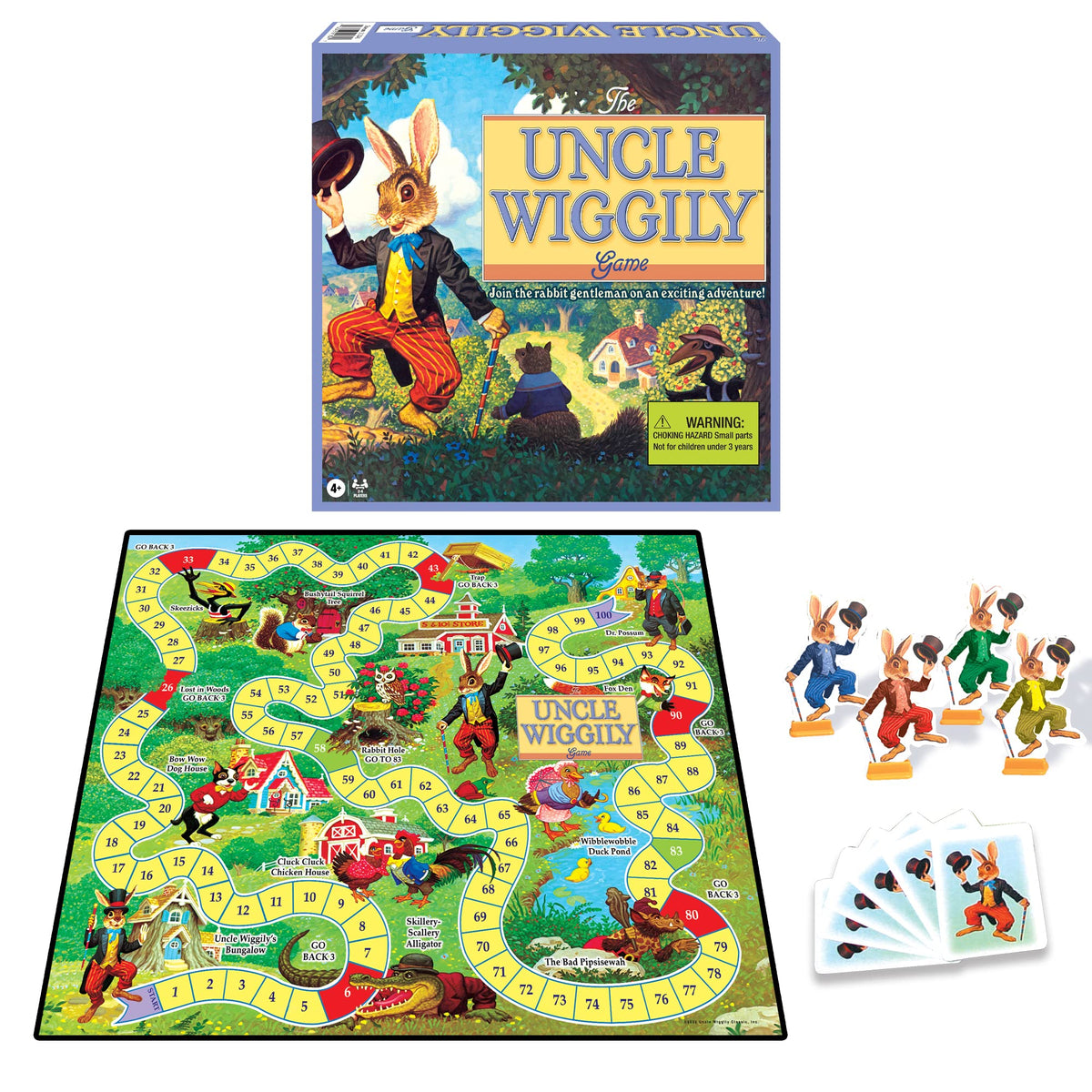 Uncle Wiggily Classic Child's First Reading Game by Winning Moves Games USA