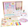 Story Magic Storybook Maker by Horizon Group USA, Create Your Own Stories, Hardcover Storybook, Includes Stickers, Markers, Punch Outs, Unicorn Mask