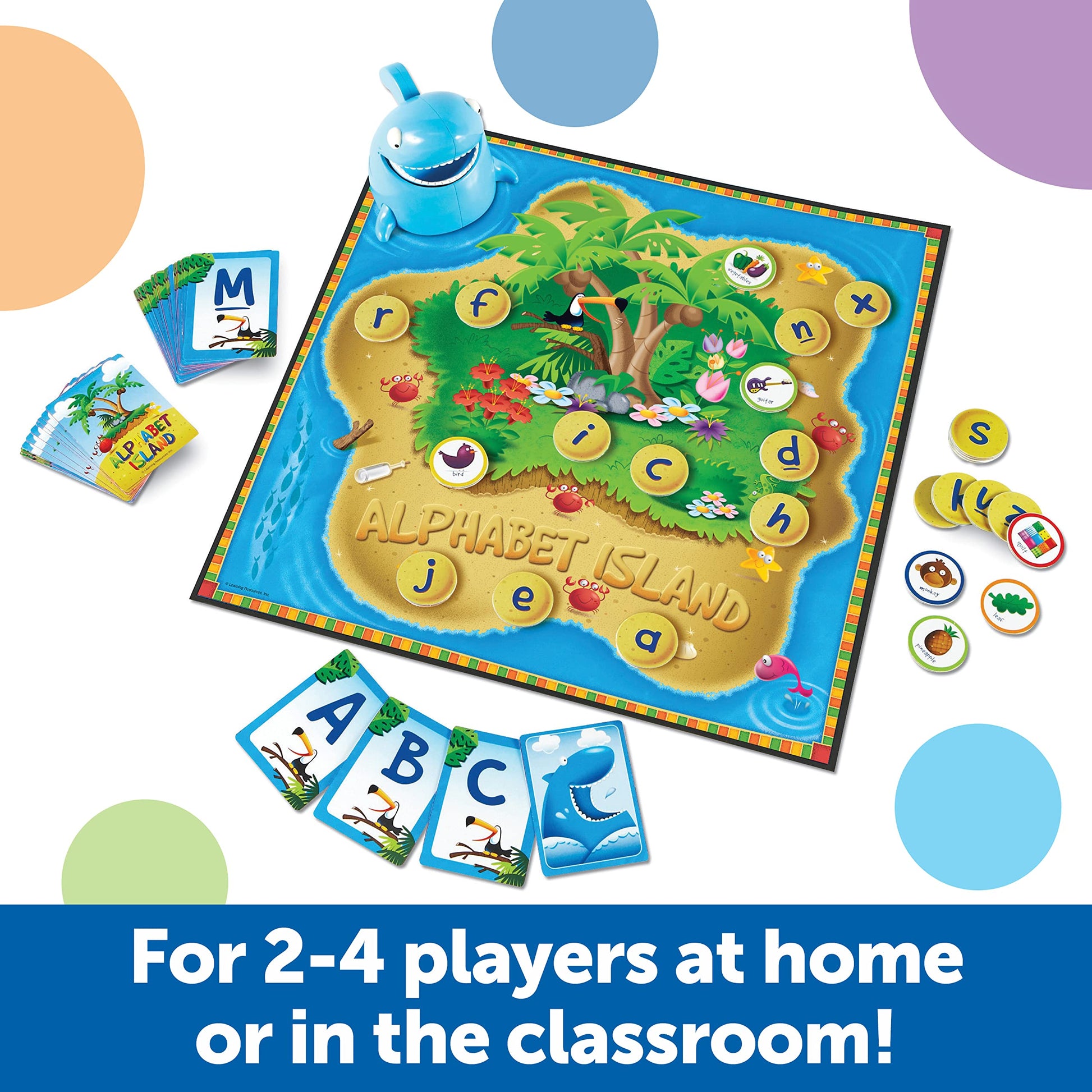 Learning Resources Alphabet Island a Letter & Sounds Game - Montessori ABC Toys, Learn to Read, Phonics for Toddler , Writing Practice, Board Game