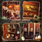 DIY Book Nook Kit with LED Lights | 3D Puzzles for Adults & Teens, Miniatures and Model Building Kits for Bookshelf Decor, Relaxing & Unique Gift