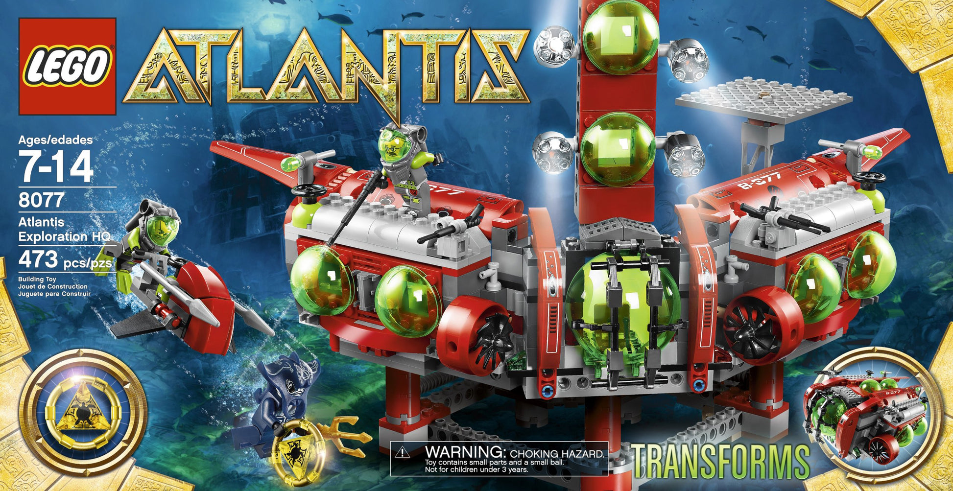 LEGO Atlantis Exploration HQ 8077