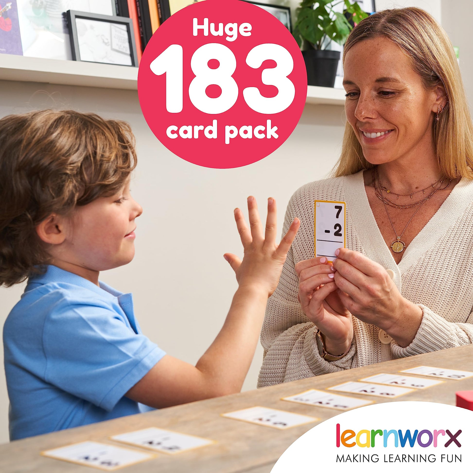 Subtraction Flash Cards 1st Grade 2nd 3rd 4th - 183 Math Flashcards - All Facts 0-12 - Learn Subtraction for Kids - Maths Flashcards from Kindergarten