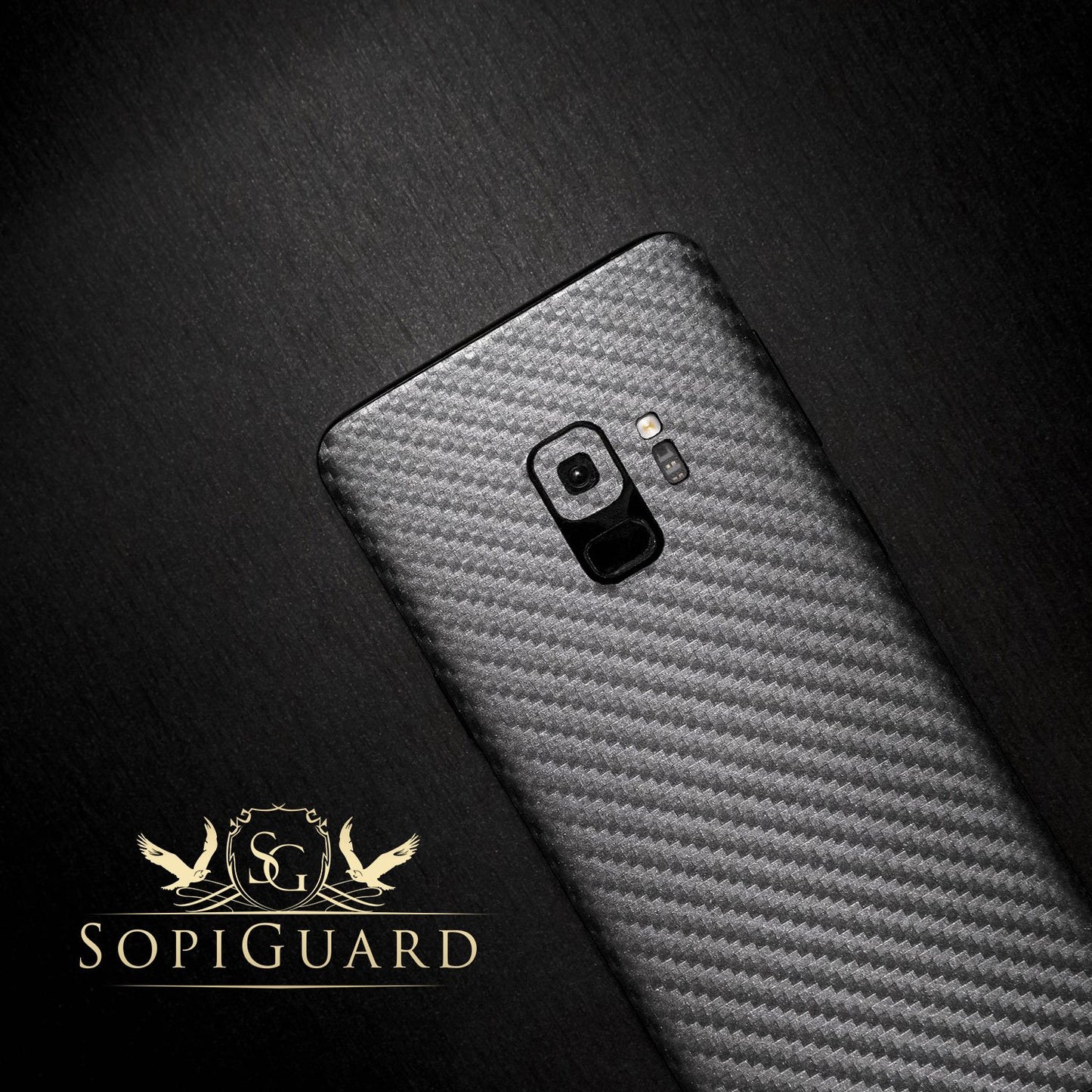 SopiGuard 3M Gunmetal Gray Carbon Fiber Vinyl Sticker Skin for DJI Mavic 2 Pro/Zoom