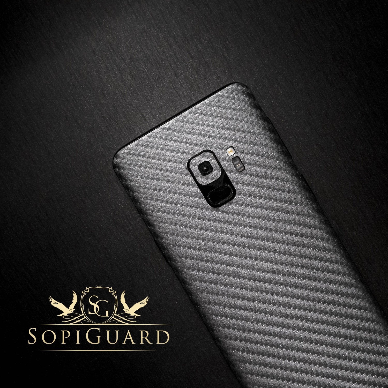 SopiGuard 3M Gunmetal Gray Carbon Fiber Vinyl Sticker Skin for DJI Mavic 2 Pro/Zoom