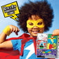 Made By Me Make Your Own Comic Book Storytelling Kit for Kids, 15-Page, Hardcover, How-to Draw Instructional Guide, Comic Inspired Stickers & Stamp