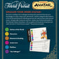 Trivial Pursuit: Avatar The Last Airbender, Quick Play Edition Trivia Board Game, Test Your Knowledge of Avatar Lore with 600 Questions in 6