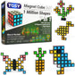 TOSY Magnet Cube 3x3 - 240 Magnets, 30 Blocks, 7in1 Toy: Puzzle Cube Game, Creative Building Blocks, Transformable Fidget Spinner, Infinity Cube