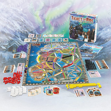 Ticket to Ride Northern Lights - Board Game - Strategy - North - 2-5 Years - 30-60 Minutes - 2-5 Players