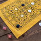 Stellar Factory Royal Game of UR | 5,000-Year-Old Strategy Race Game | Travel-Size with Drawstring Bag | 2 Players, Ages 10+ | 4 Languages