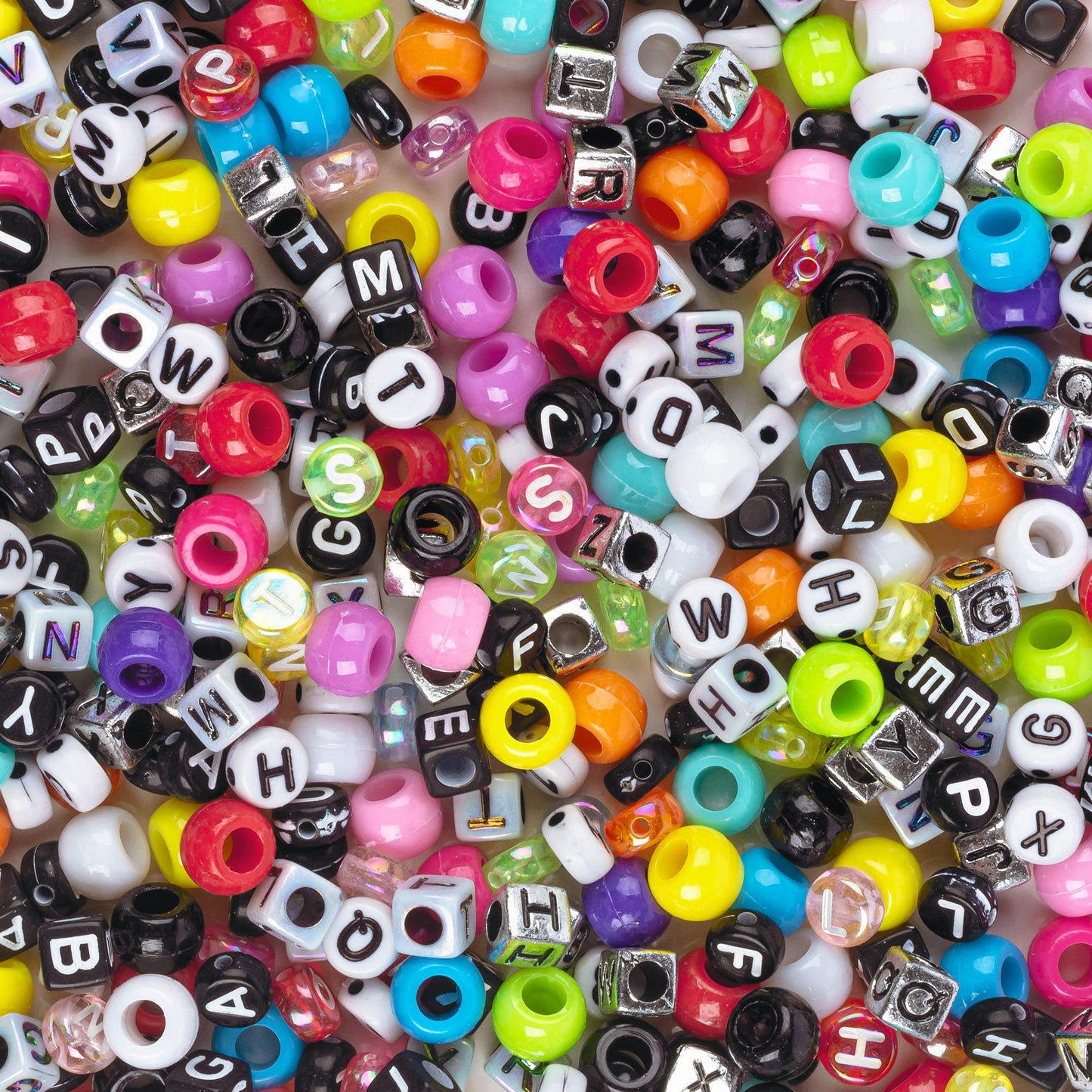 Fashion Angels Alphabet Bead Kit, 500+ Colorful Charms and Beads with Small Bead Organizer - Preppy Bracelet Making Kit for Teen Girls, Recommended