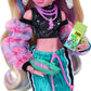 Monster High Doll, Lagoona Blue in Crop Top and Sporty Maxi Skirt with Pet Fish Neptuna and 7 Accessories Like Shell Sunglasses, Snack and Purse