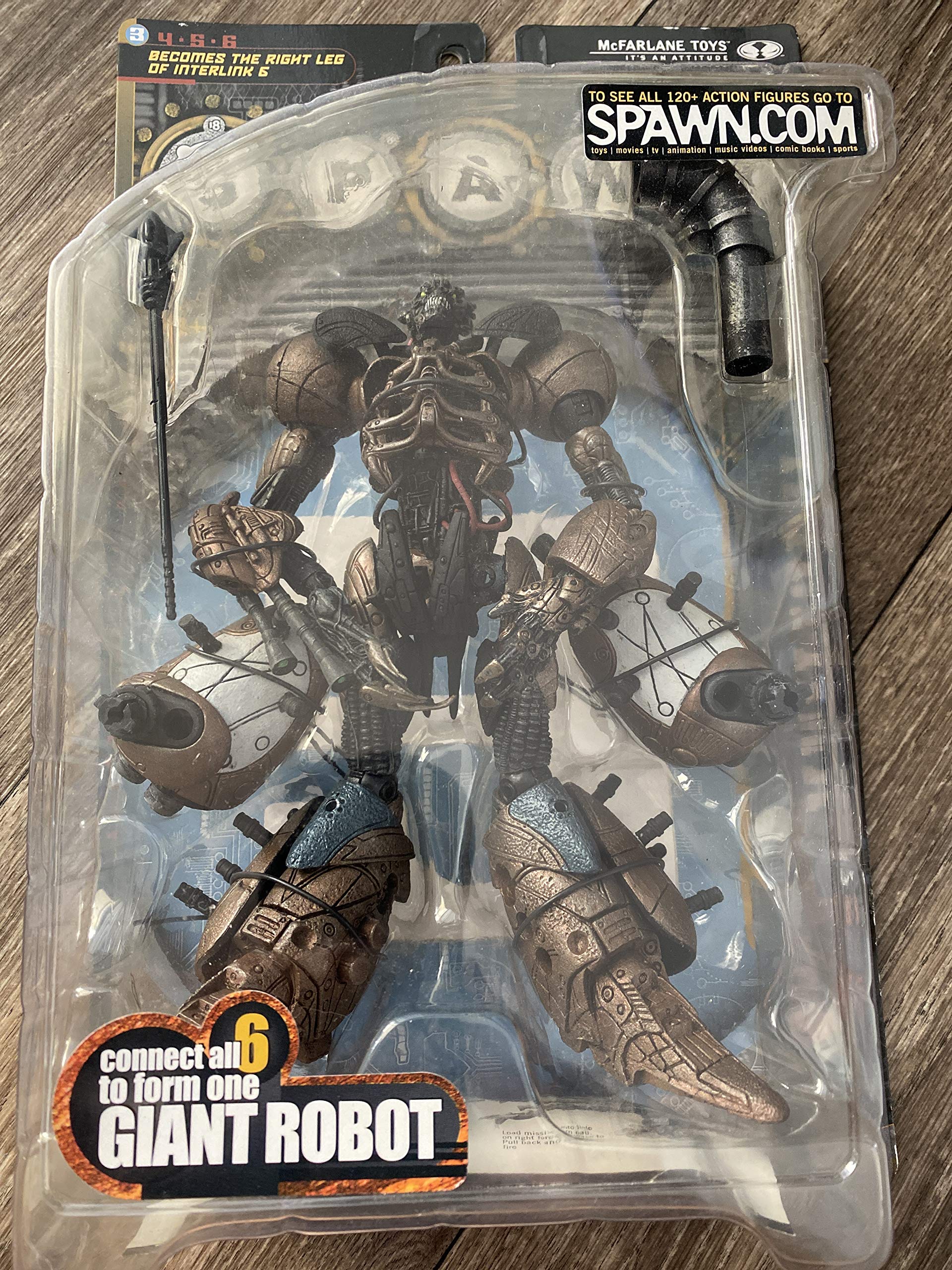 Spawn Series 18 Interlink 6 Right Leg RL3 of Giant Robot