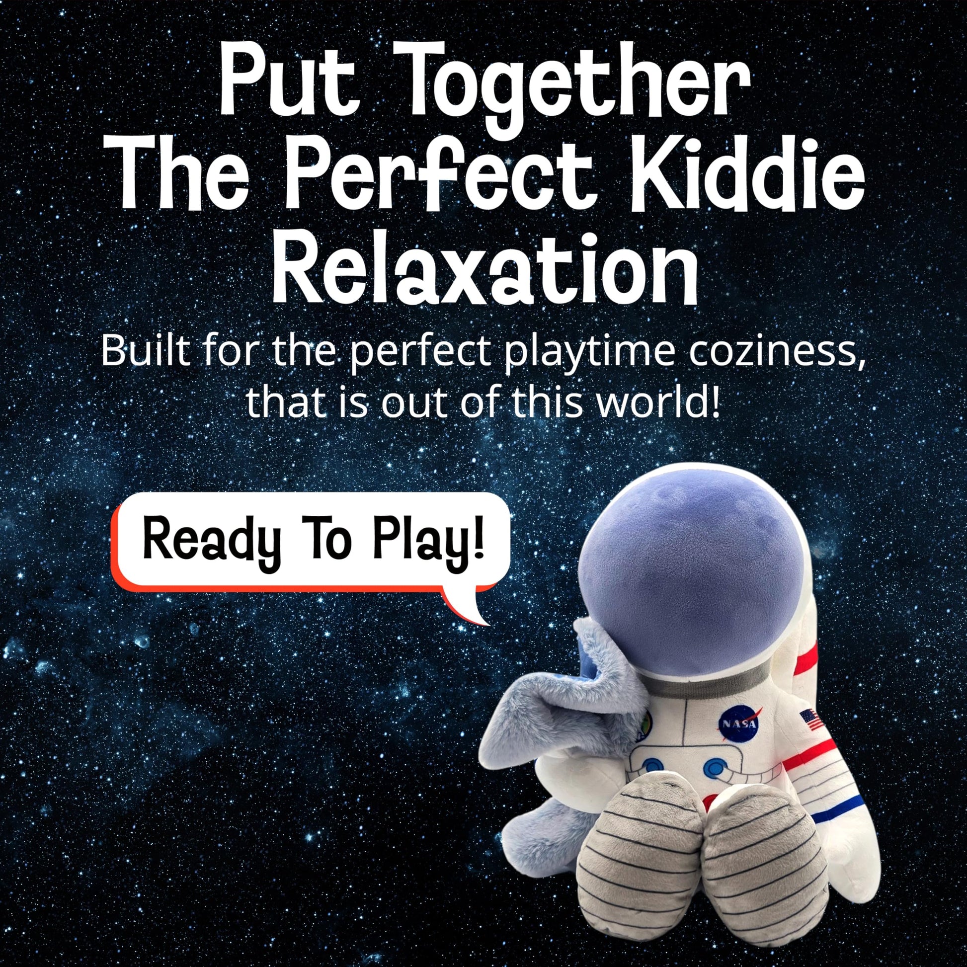 Plushible NASA-Themed Astronaut Blankie Bestie Stuffed Plush Toy with Ultra Soft Plush Baby Blanket - Space Plushie and Blanket Set, Loveys
