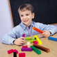 Learning Resources Fraction Tower Equivalency Cubes - 51 Pieces, Ages 6+ Math Toys for Kids, Classroom and Homeschool Accessories, Fractions for Kids
