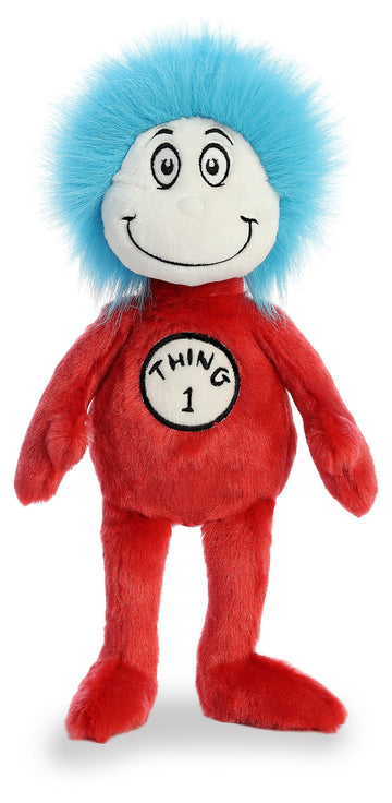 Aurora® Whimsical Dr. Seuss™ Thing One Stuffed Animal - Officially Licensed Plush for Imaginative Play - Perfect for Kids and Adults - Red 12 Inches