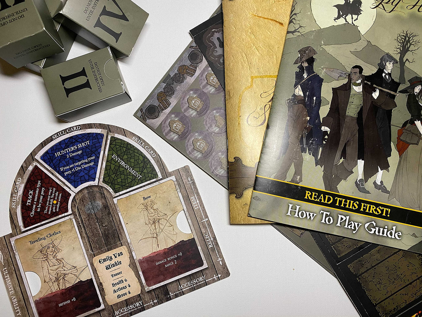 Greater Than Games | Legends of Sleepy Hollow | Cooperative Board Game | Horror Storytelling Campaign | 1 to 4 Players | 30+ Minutes | Ages 12+