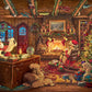 Buffalo Games - Thomas Kinkade Santa Checking His List - 1000 Piece Puzzle