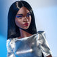 Barbie Looks Doll, Collectible and Posable with Sleek Black Hair, Tall Body Type and Metallic Top with Vinyl Skirt