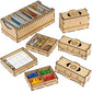 TowerRex Organizer for 7 Wonders 1st Ed and Cities, Armada, Leaders Expansions, Storage Insert for Board Game, Accessories Upgrade