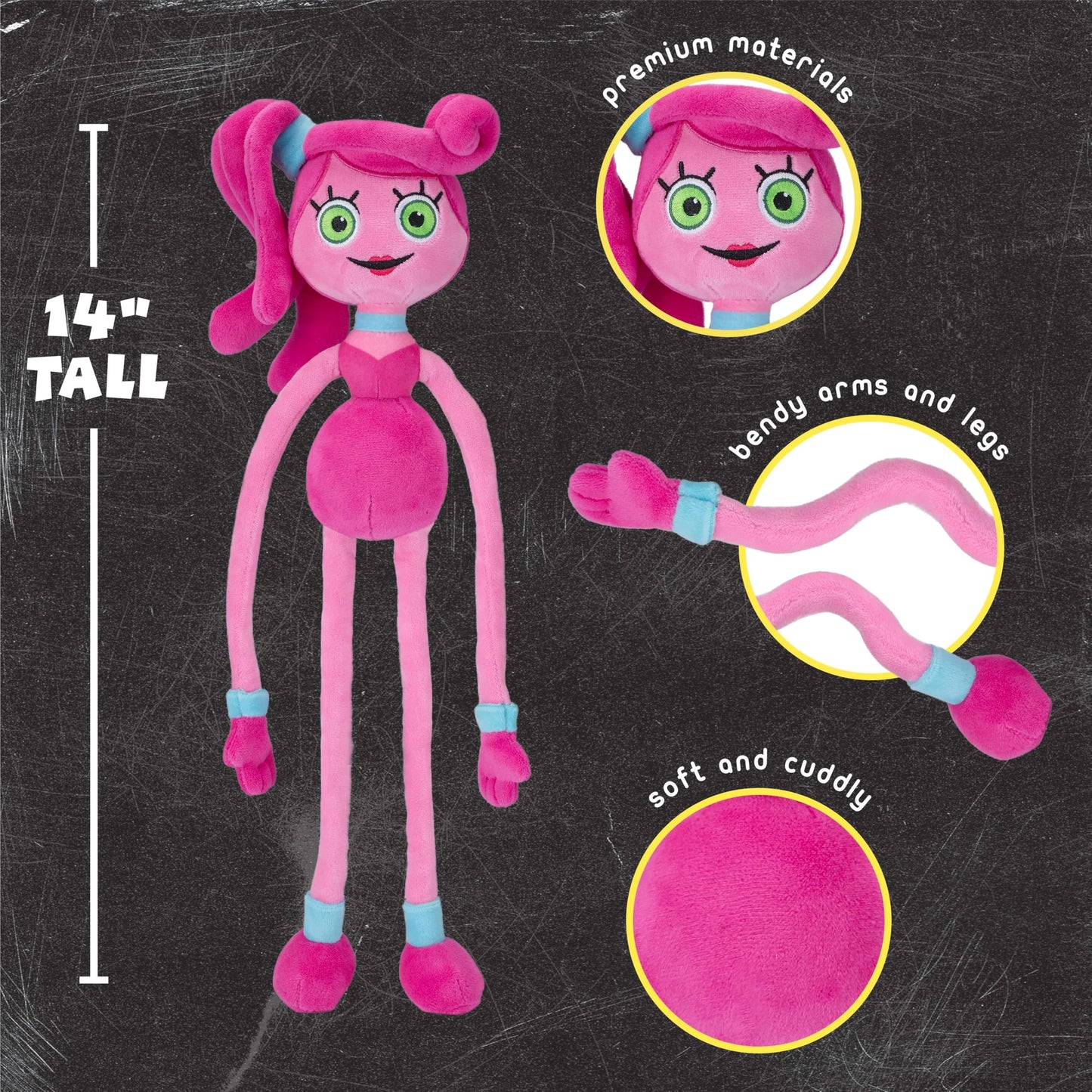 Poppy Playtime - Mommy Long Legs Plush (14" Medium Plush, Series 1) [Officially Licensed]
