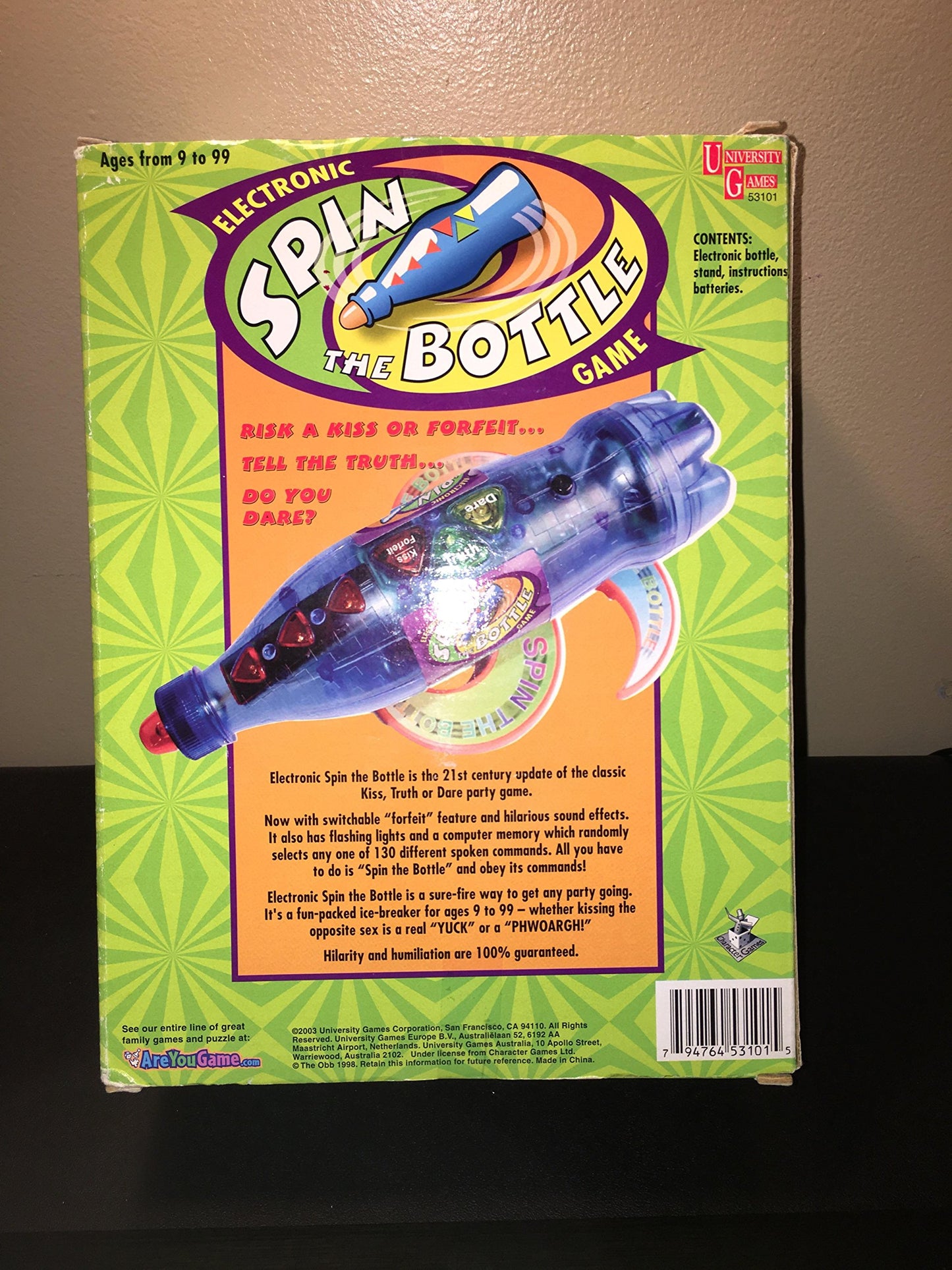 Electronic Spin the Bottle Game by University Games