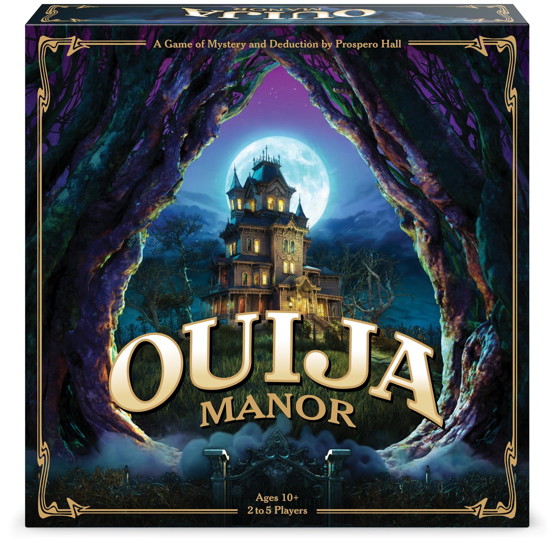 Funko Games Ouija Manor Game | Features Easy-to-Assemble 3D Manor | 2-5 Players, Ages 10+