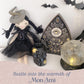 MON AMI Cassandra Witch Doll - 15” | Soft & Elegant Plush Doll for All Ages | Spooky, Cute Holiday & Halloween Decoration