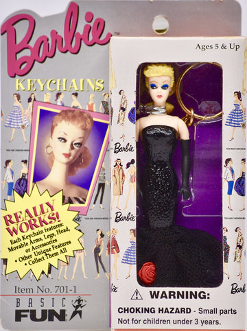 Blonde Barbie Solo in The Spotlight Keychain 1995 Nib