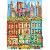 Hard & Challenging 1000 Piece Puzzle for Adults - Cities at Midnight New York by Madalina Tantareanu - Empire State Building, Statue of Liberty