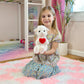 Laila and Lainey Valentine's Day Stuffed Animal - Llama Stuffed Animal, Llama Plush, 8.5 Inches Tall, Valentines Heart Plushies
