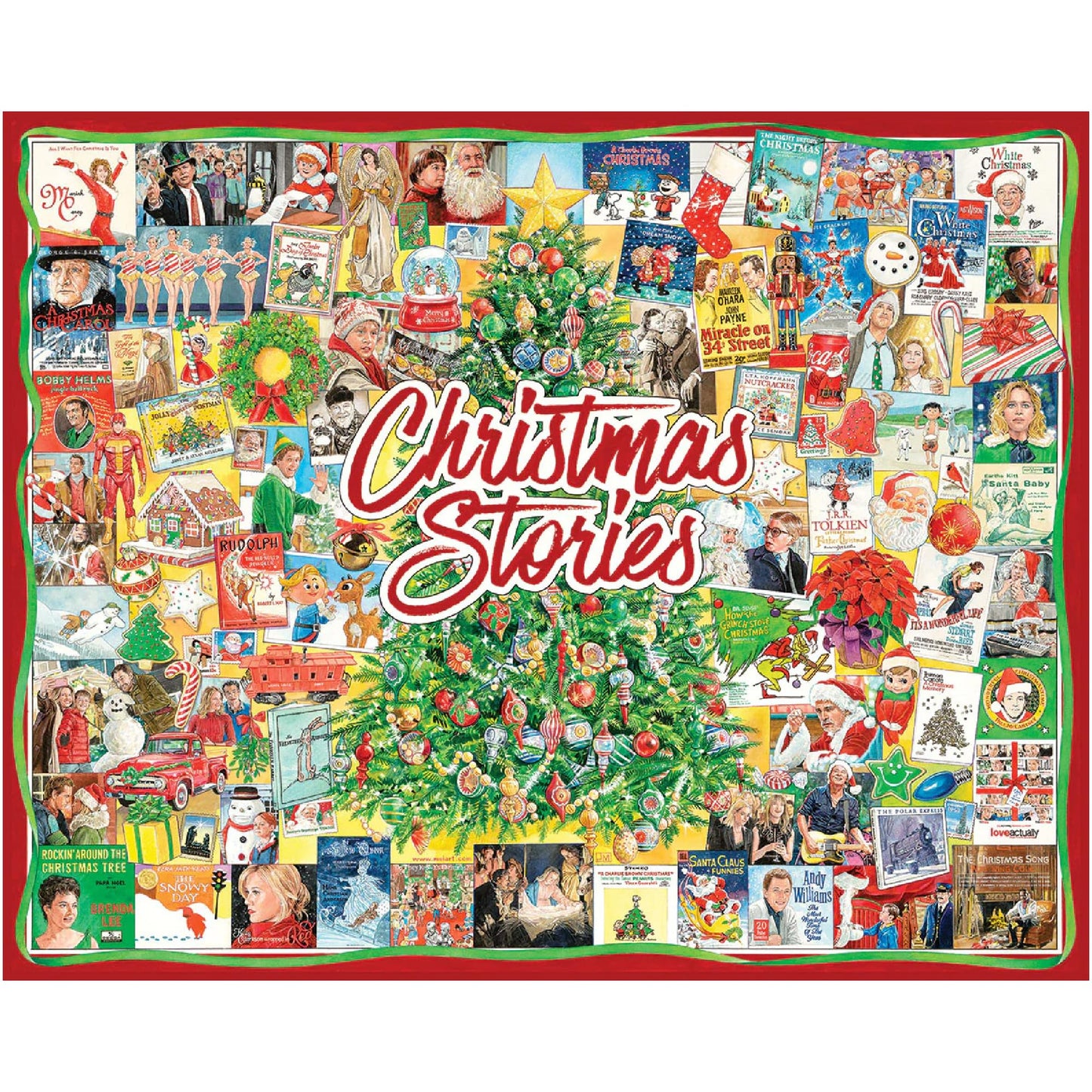 White Mountain 1000 Piece Jigsaw Puzzle Winter Holiday, Christmas Stories